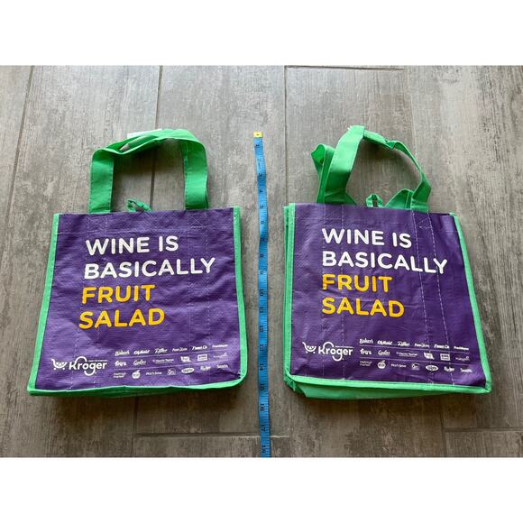 Set of 2 Lot Reusable Wine Tote Bag 12 Bottle Holder Carrier Party Storage - Picture 2 of 5